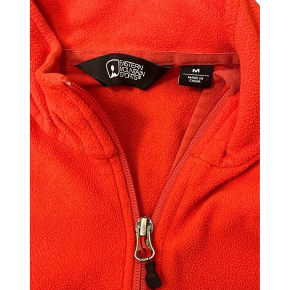 Eastern Mountain Sports  Orange‎ Fire 1/4 Zip Unisex Med EUC - Picture 3 of 4